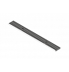 Решітка Base DN100 сталева оцинкована чарункова ADA A15
